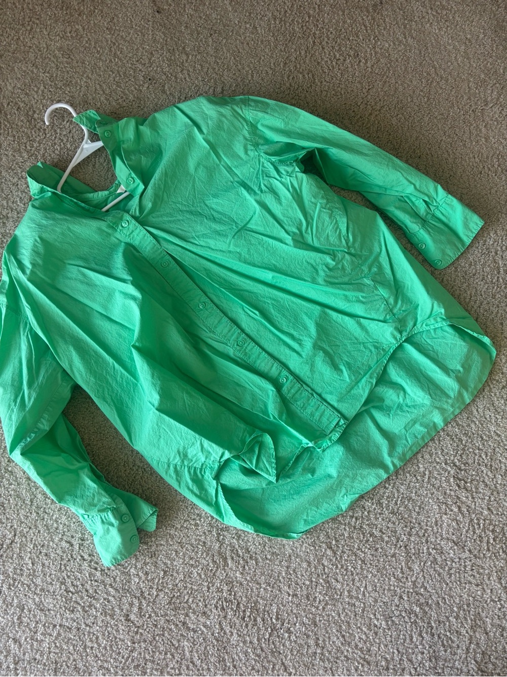 Coach Women's Button-Down Shirt in Bright Green